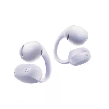 Shokz OpenDots Air E210 atviro tipo belaidės ausinės, violetinės spalvos