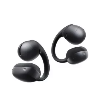 Shokz OpenDots Air atviro tipo belaidžiai ausinukai, juodi | Kur.lt