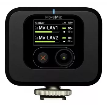 Shure MV88+W-KIT-Z6 belaidis stereo mikrofonas su priedu, skirtu montuoti ant fotoaparato