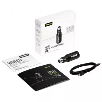 Shure MVX2UG2 skaitmeninė garso sąsaja XLR į USB