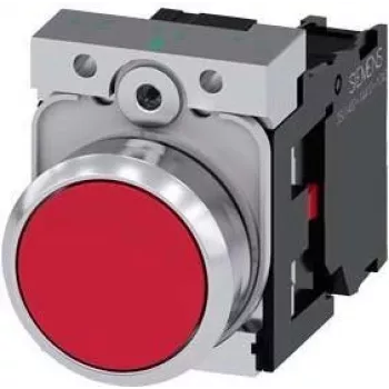 Siemens 3SU1150-0AB20-1CA0 SIRIUS ACT perjungiklis, 22 mm, 2 padėčių, 1NO, juodas