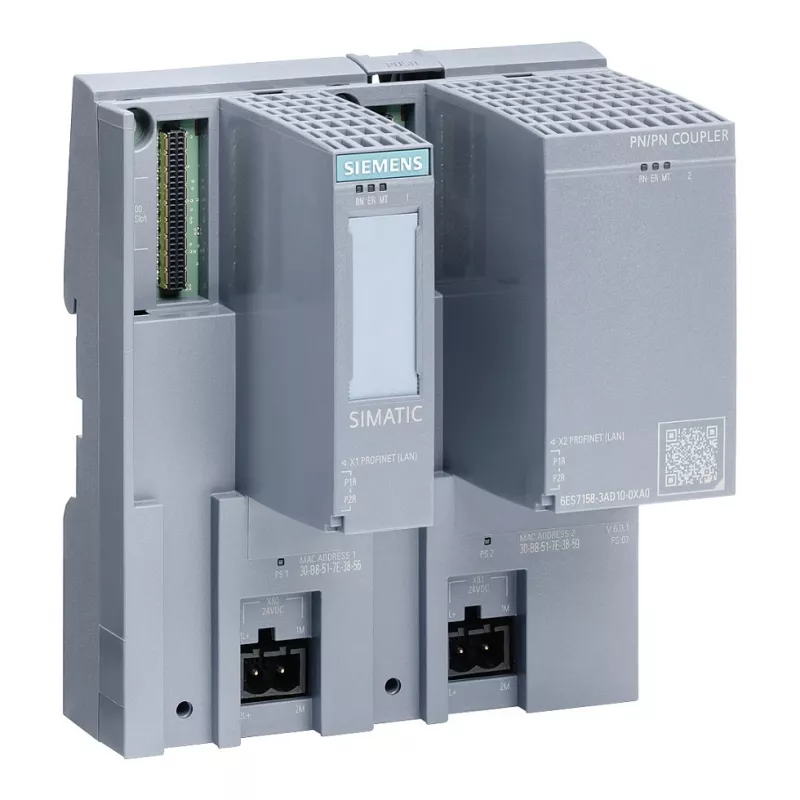 SIEMENS SIMATIC PN/PN Coupler 6ES7158-3AD10-0XA0 | PROFINET IO Coupler tinklų sujungimui