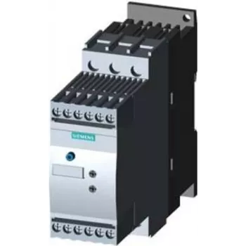 Siemens SIRIUS 3RW3027-1BB04 švelnaus paleidimo įrenginys, S0, 22 A, 11 kW, 200-460 V AC, 400 V AC valdymas, varžtiniai gnybtai