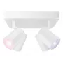 SIGNIFY WiZ IMAGEO 4-Spot lubinis prožektorius kvadratinis Tunable White & Color White