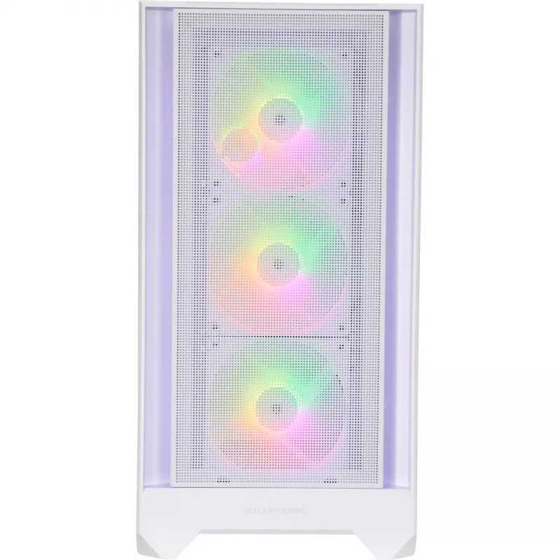 SILENTWARE Flow 110 ARGB White Tempered Glass Mid-Tower Case