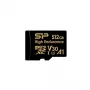 Silicon Power Golden Series 64GB microSDXC atminties kortelė, UHS-I U3, V30, A1, iki 100 MB/s skaitymo, 80 MB/s rašymo, su SD adapteriu