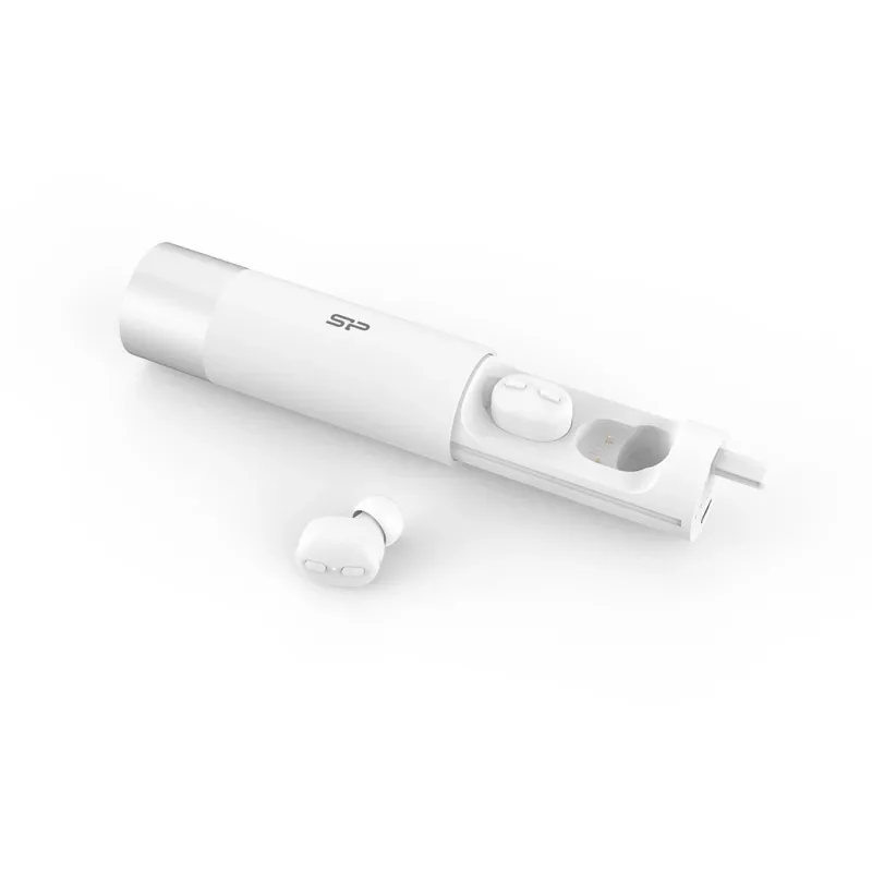 Silicon Power Blast Plug BP81 Bluetooth ausinės, IPX5 atsparumas vandeniui, baltos (SP5MWASYBP81BT0W)