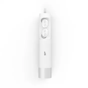 Silicon Power SP5MWASYBP81BT0W 10000mAh powerbankas su įmontuotu USB-C laidu - baltas