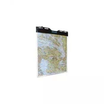 Silva Carry Dry Case vandeniui atsparus žemėlapių dėklas Medium IPX7 Skaidrus