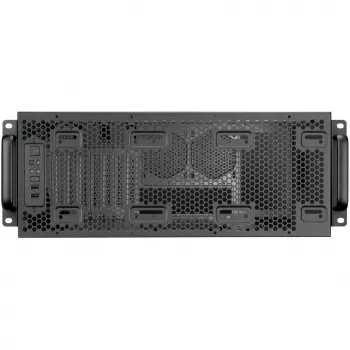 SilverStone RM4A 4U Rackmount Server Case, SSI-EEB, Mesh - Dark Grey