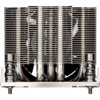 SilverStone SST-XE02-TR5B žemo profilio CPU aušintuvas, 60 mm ventiliatorius, juodas aliuminis, varinis pagrindas, Intel LGA1150/1151/1155/1156, PWM, 65W TDP