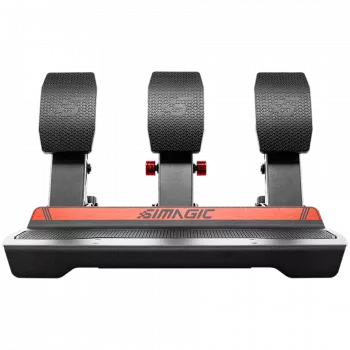 SIMAGIC P700 Modulinė pedalų sistema su 150 kg apkrovos jutikliu ir 35 reguliuojamais stabdžių nustatymais