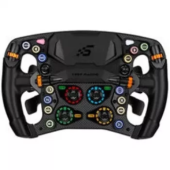 Simagic Zeus Formula vairo ratas - 290mm anglies pluoštas, 4,3 colio LCD, RGB mygtukai, dviguba sankaba
