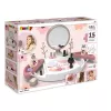 SIMBA-DICKIE My Beauty Studio interaktyvus grožio staliukas su apšviečiamu veidrodžiu ir 10 aksesuarų, 3-6 m.