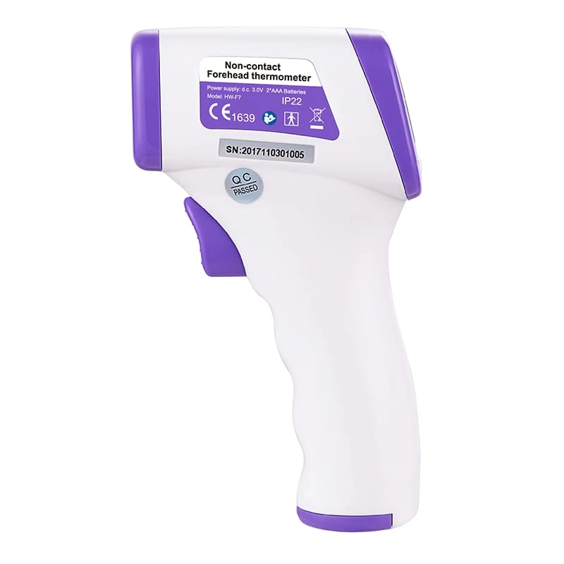 SIMZO HW-F7 bekontaktis LED delninis infraraudonųjų spindulių termometras