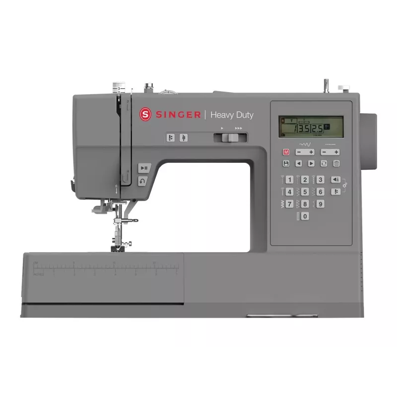 Singer Heavy Duty Sewing Machine HD6705C įkraunama 200 siūlių pilka