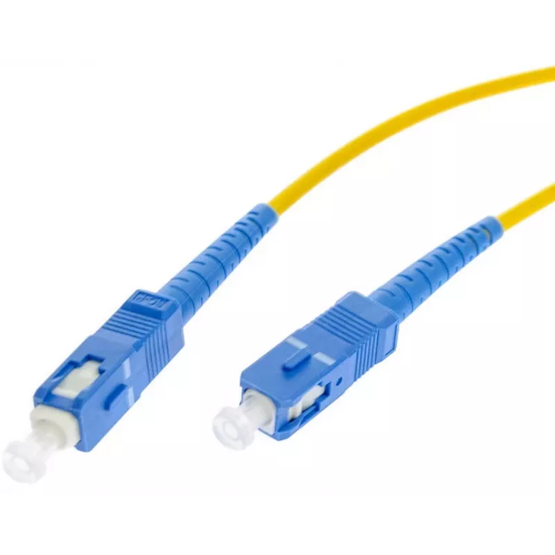 1m Single-Mode SC/UPC–SC/UPC Simplex šviesolaidžio šynas, LSZH, geltonas | Kur.lt