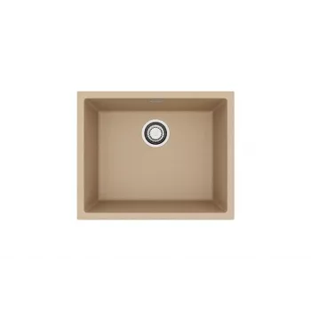Virtuvinė kriauklė SINK OMNI 30 G55 su sifonu, smėlio spalvos