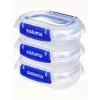 Sistema Plastics 881523 Stačiakampis indas 0,18L Skaidrus 88mm