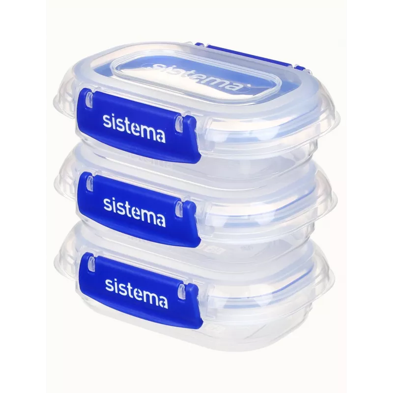 Sistema Plastics 881523 Stačiakampis indas 0,18L Skaidrus 88mm