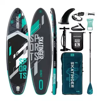 Pripučiama irklenė SKATINGER Grey Sports 350x89x15 cm