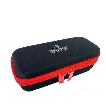 SKROSS Power Case – dėklas kabeliams susitvarkyti – juoda/raudona