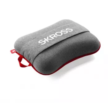 Skross Travel Pillow Red - Inflatable Neck Pillow for Air Travel