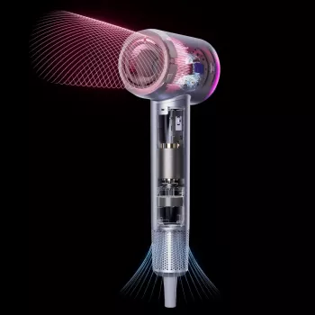 SKYWORTH MH18S Ultrasonic Hair Dryer, sidabrinis