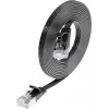 Wirewin Cat6 U/FTP Slim Ethernet tinklo kabelis 0,5 m juodas PKW-STP-SLIM-KAT6 0.5 SW