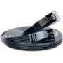 Wirewin SLIM S6 015 SW – Cat.6 SLIM tinklo kabelis, STP(PIMF), 0,15 m, juodas (PKW-STP-SLIM-KAT6 0.15 SW)