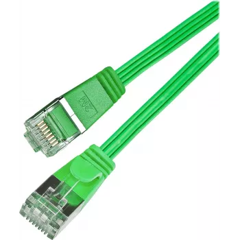 Wirewin SLIM S6 1.5 GN - Cat.6 plonas tinklo kabelis, STP (PIMF), 1,5 m, žalias PKW-STP-SLIM-KAT6 1.5 GN