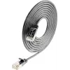 Wirewin SLIM SL6 15 SW – Cat.6 Slim-Light tinklo kabelis, U/FTP, 15 m, juodas PKW-LIGHT-STP-K6 15.0 SW