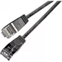 Wirewin SLIM SL6 15 SW – Cat.6 Slim-Light tinklo kabelis, U/FTP, 15 m, juodas PKW-LIGHT-STP-K6 15.0 SW
