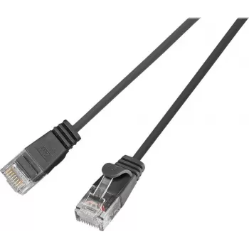 Wirewin SLIM UL6 10 SW - Cat.6 SLIM-Light tinklo kabelis, U/UTP, 10 m, juodas PKW-LIGHT-K6 10.0 SW