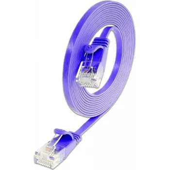 Wirewin Triotronik Cat 6 2m U/UTP RJ45 tinklo kabelis, plonas, varinis, baltas PKW-SLIM-KAT6 2.0 VT