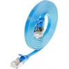 Wirewin Triotronik Cat6 U/FTP plonas Ethernet patch laidas 1,5 m RJ45 male to male mėlynas PKW-STP-SLIM-KAT6 1.5 BL