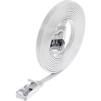 Wirewin Triotronik PKW-STP-SLIM-KAT6 3.0 WS Cat6 U/FTP plonas Ethernet tinklo kabelis, 3 m, baltas