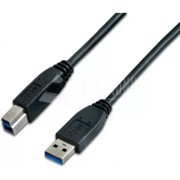 Wirewin USB 3.0 A-B male to male kabelis, 3 m, juodas