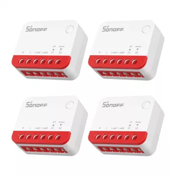 Smart ZigBee žaliuzių jungiklis Sonoff MINI-ZBRBS (4 vnt. pakuotė)