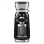 Smeg CGF03BLEU 50's stiliaus kūginis kavos malūnėlis – juodas, 150 W, 350 g talpa