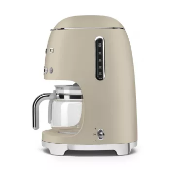 Smeg DCF02MLMEU Filter Coffee Machine, Beige, Ines de la Fressange Paris Edition