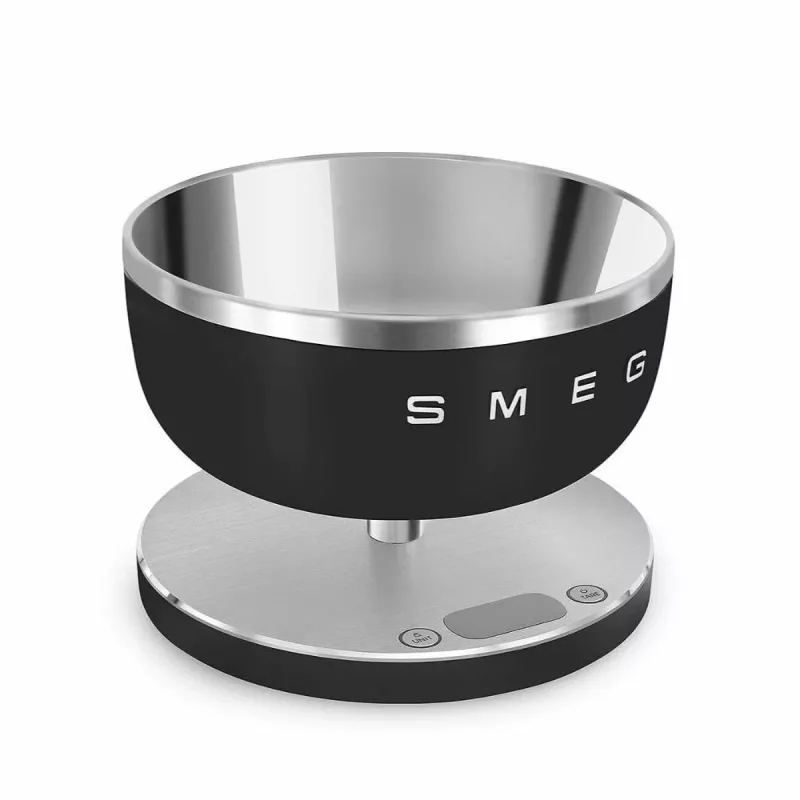 SMEG Skaitmeninės virtuvinės svarstyklės juodos KSC01BLMWW