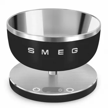 SMEG Skaitmeninės virtuvinės svarstyklės juodos KSC01BLMWW