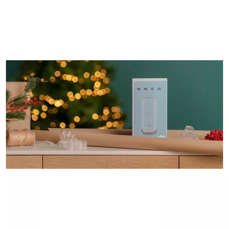 Smeg MFF02PGEU Automatinis pieno plakiklis ir šildytuvas, pastelinė žalia, 500 W