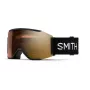 Smith Squad Mag Slidinės Kaukės - Juodos su ChromaPop Pro Gold Mirror ir Storm Rose Flash Lęšiais