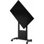 SMS Func Mobile Motorized Flipster 2 vežimėlis – juodas, iki 65 colių ekranams, skirtas Microsoft Surface Hub 2S 50 inch, Samsung Flip WM55H, Flip 2 WM55R, WM65R, WM85R