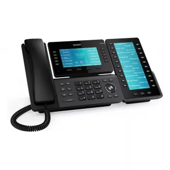 Snom D8C IP telefonų plėtimo modulis D862/D865, 4,3 colio spalvotas ekranas, 48 programuojami klavišai, USB, juodas