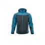 SOFTSHELL COMFORT L Softshell Striukė - Juoda/Pilka, Dydis L, Atspari Vandeniui 8000mm, Kvėpuojanti, Nepūtėjama, 3 Kišenės