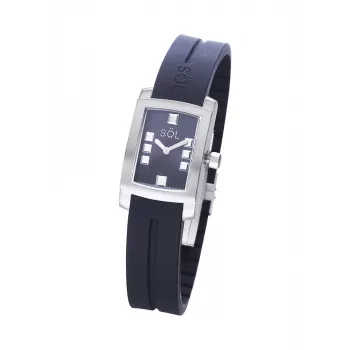 SOL WATCH WOMAN 10011/2 (23mm) – Moteriškas kvarcinis analoginis laikrodis su sidabrine metaline apyranke