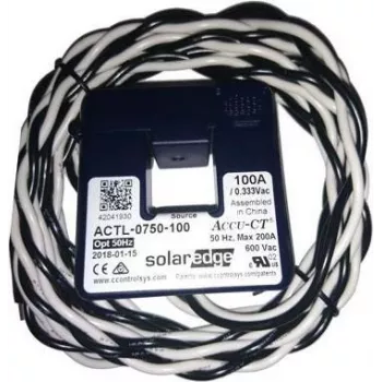 SOLAREDGE SECT-SPL-100A-A skeltos šerdies srovės transformatorius 100A, 333mV išėjimas, 3m kabelis, 16mm anga